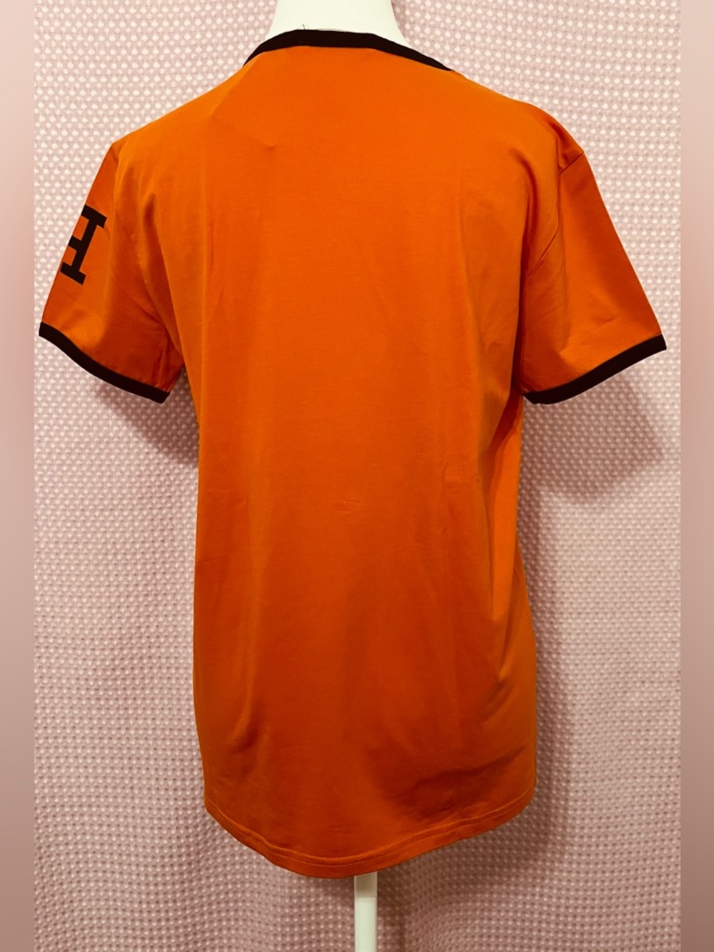 Orange Short-Sleeve With Graphics Ringer Tee - Picture 2 of 4